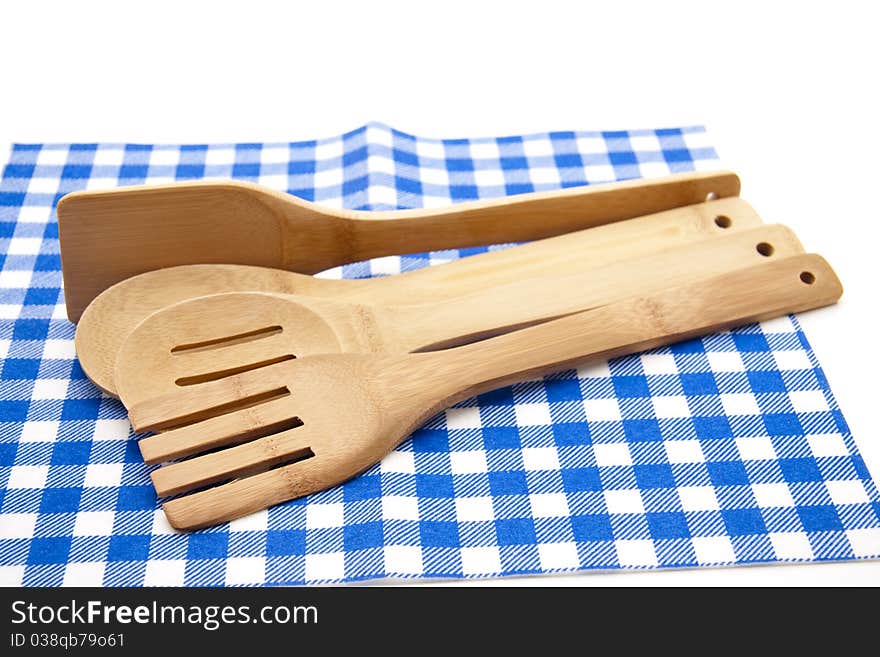 Cook Spoon With Tablecloth