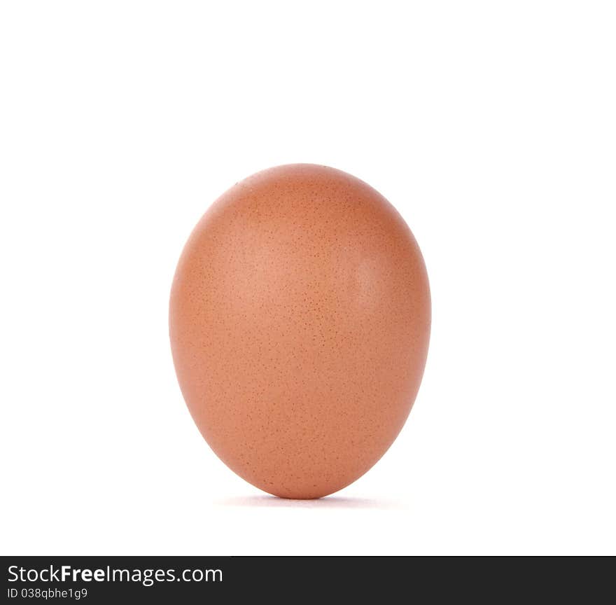 Egg isolated on a white background