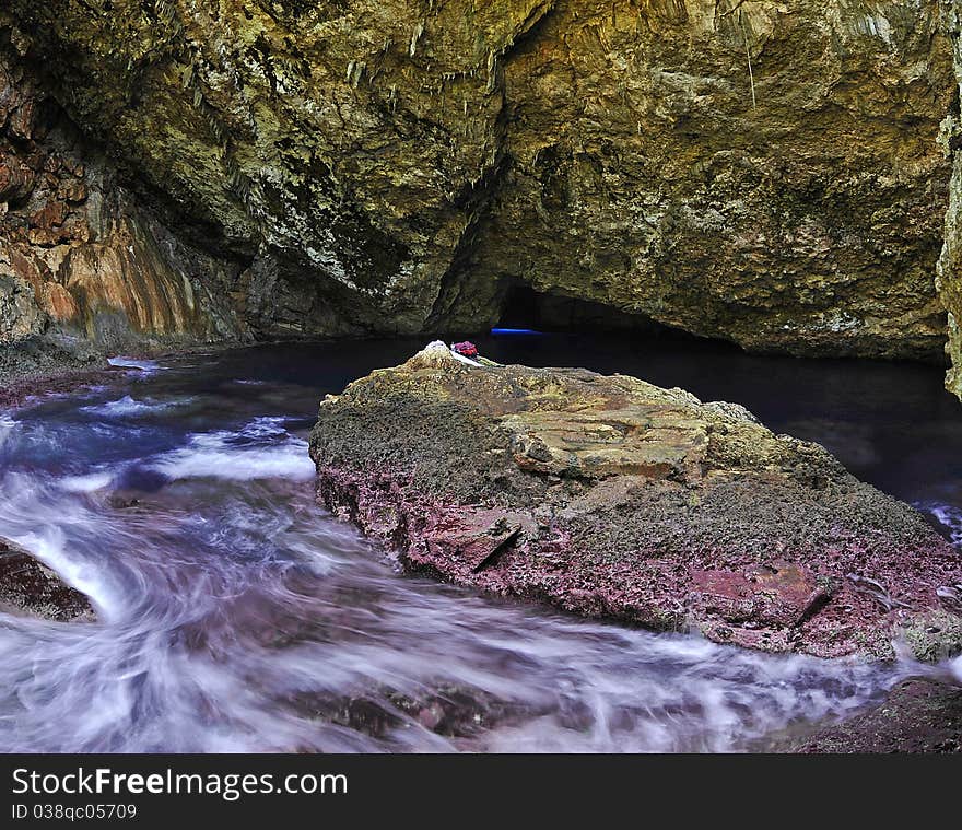 The Blue Grotto entrance