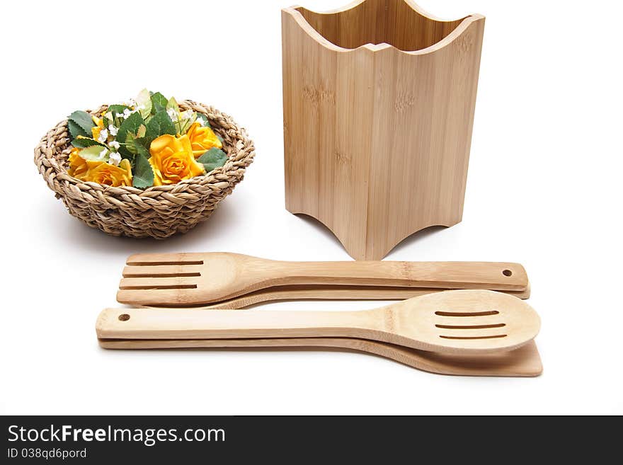 Cook Spoon Set With Flower