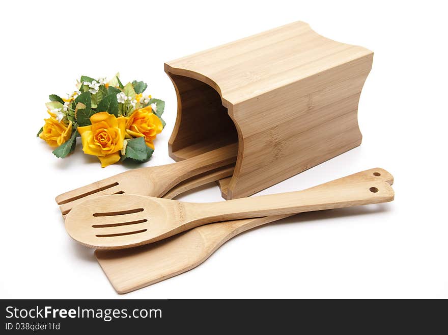 Cook spoon with flower