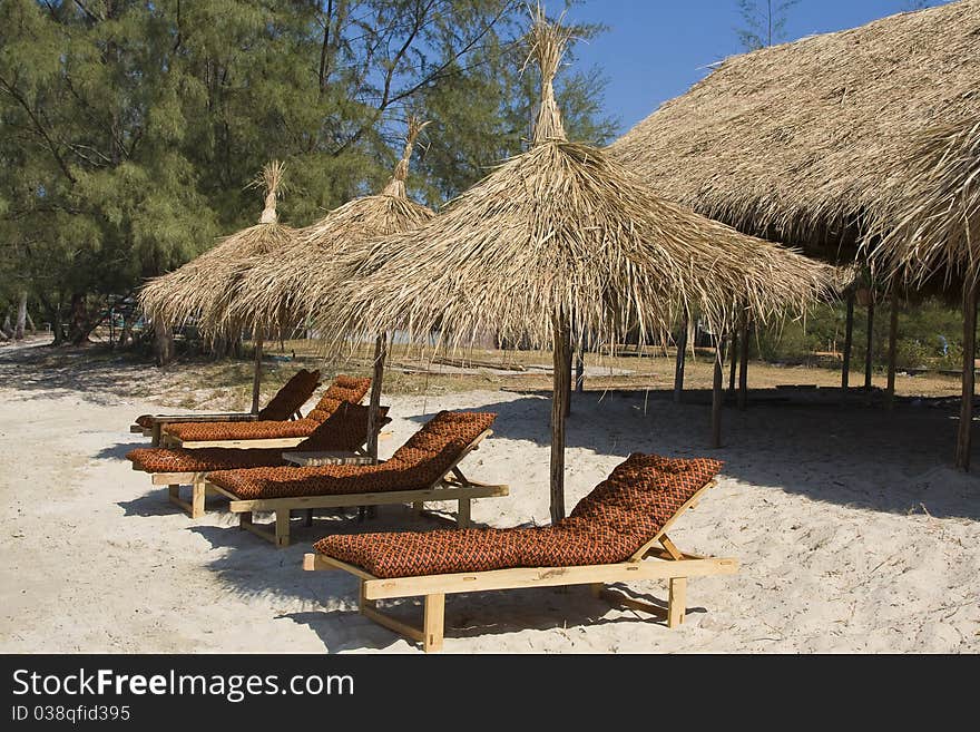 Tropical Beach In Cambodia