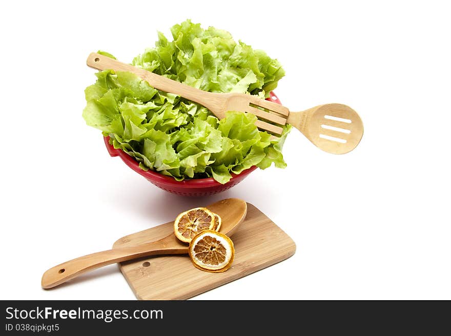 Endives salad with lemon