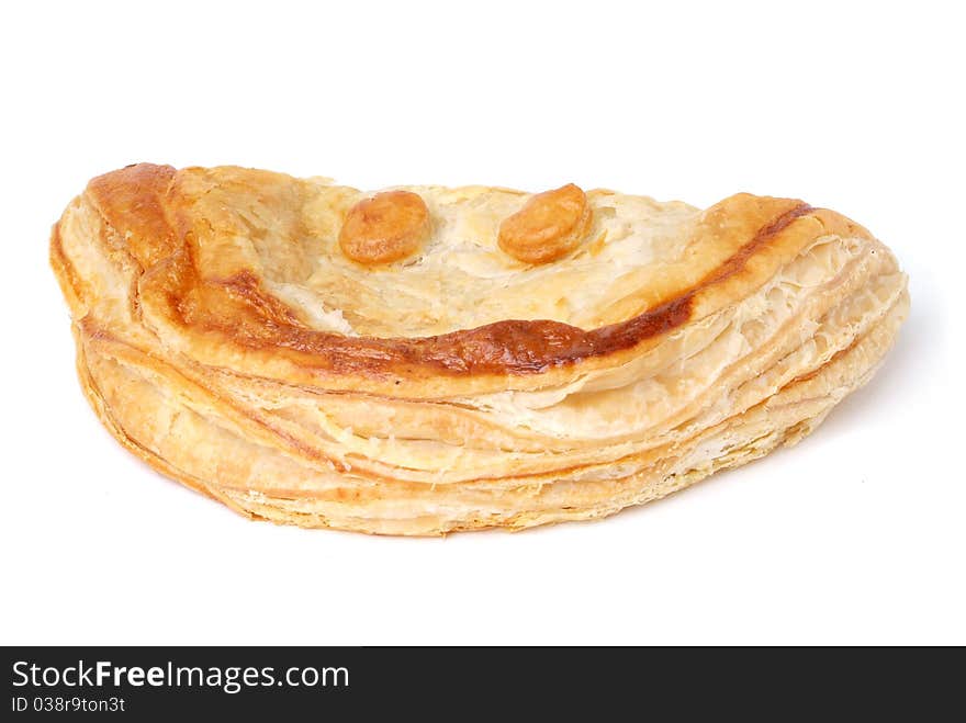 Chicken pie made with puff pastry. Chicken pie made with puff pastry