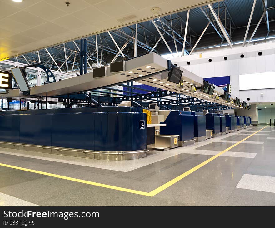 Airport Check-in Counters