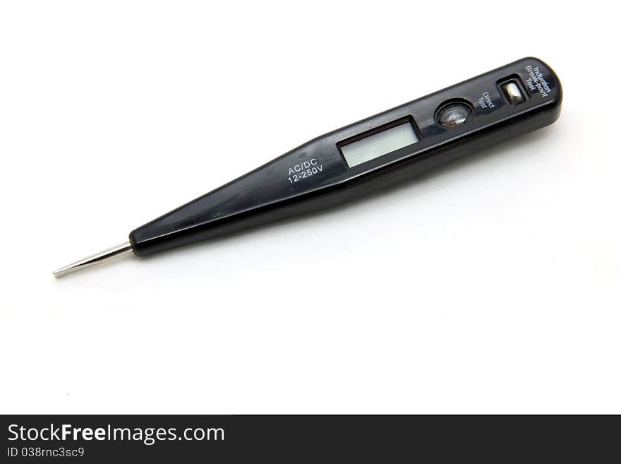 Isolated digital voltage tester isolated