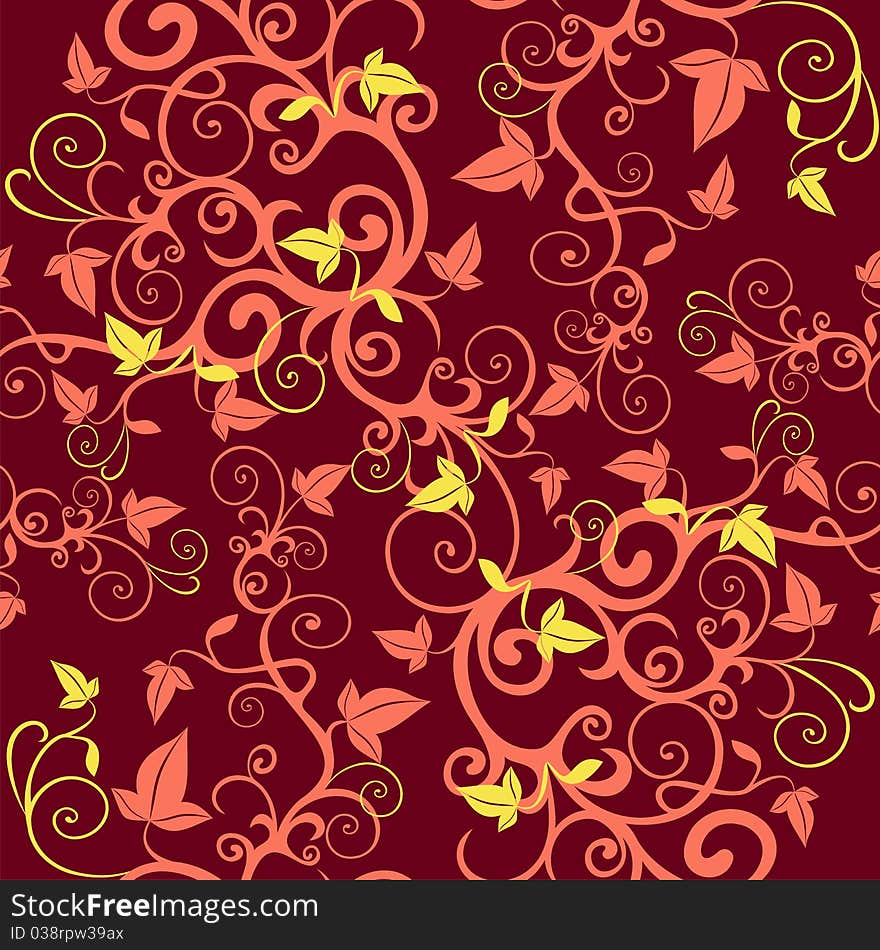 Seamless floral background