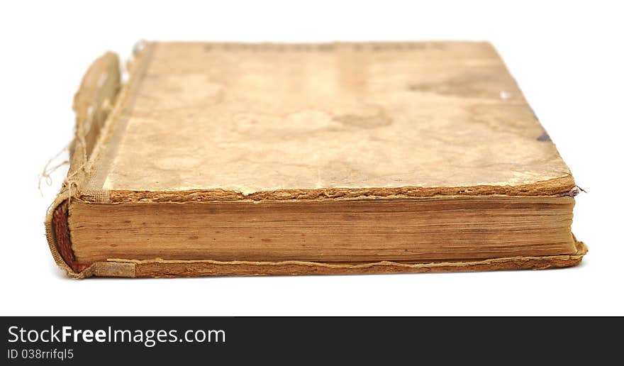 Old book on white background