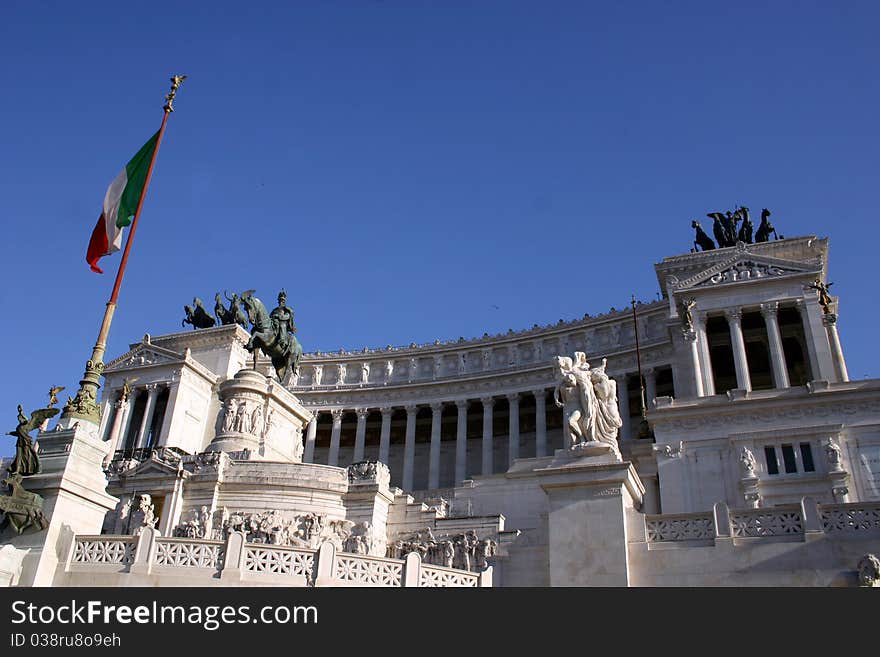 The National Monument of Victor Emmanuel II or Altar of the Fatherland or Il Vittoriano is a monument to honour Victor Emmanuel, the first king of a unified Italy. It is located in Rome, Italy. It occupies a site between the Venezia place and the Capitoline Hill. The National Monument of Victor Emmanuel II or Altar of the Fatherland or Il Vittoriano is a monument to honour Victor Emmanuel, the first king of a unified Italy. It is located in Rome, Italy. It occupies a site between the Venezia place and the Capitoline Hill.