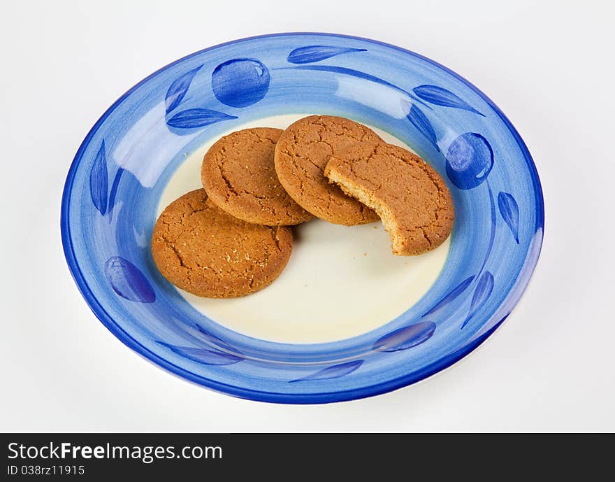 Biscuits on plate