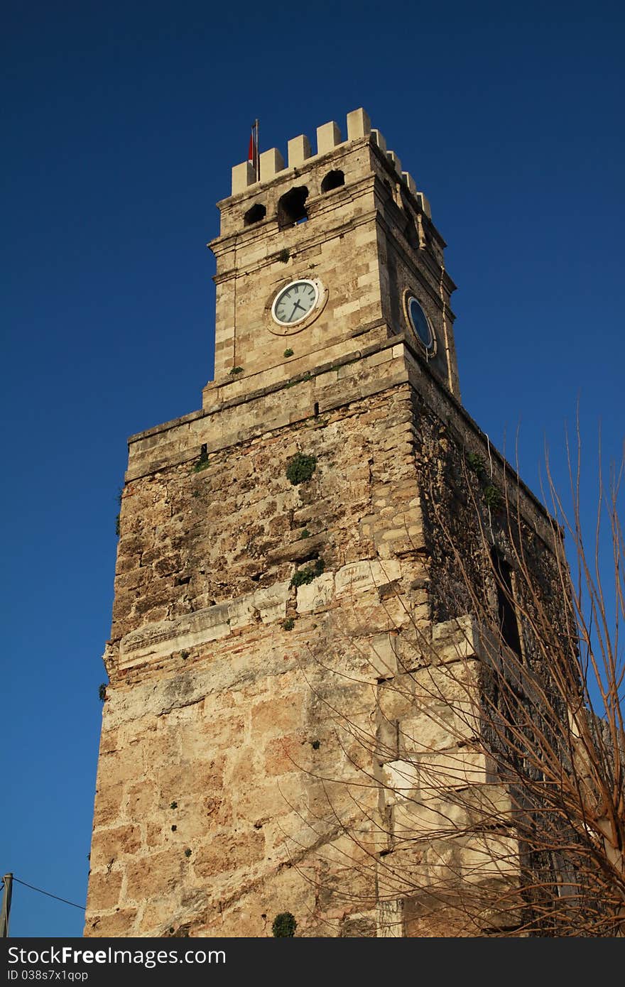 The Roman Era Clock Tower in Antalya. The Roman Era Clock Tower in Antalya.