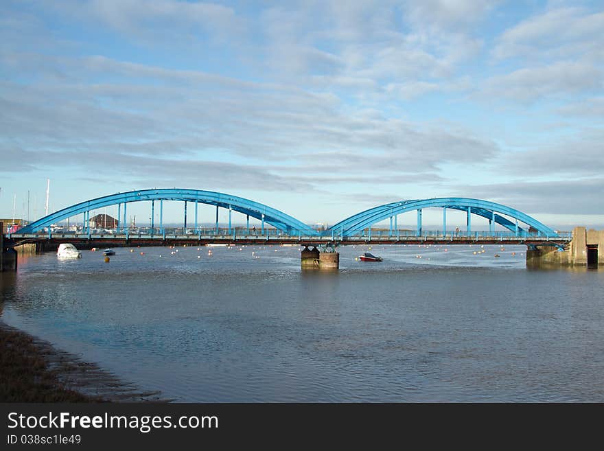 Double span bridge.