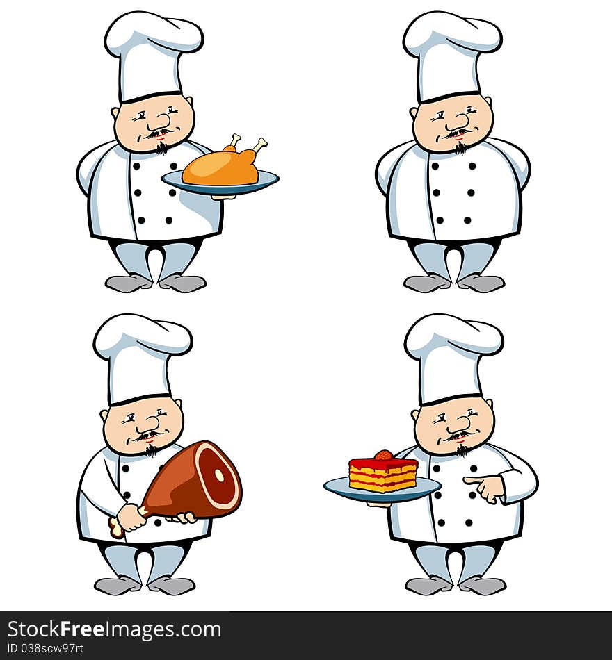 Cook and food