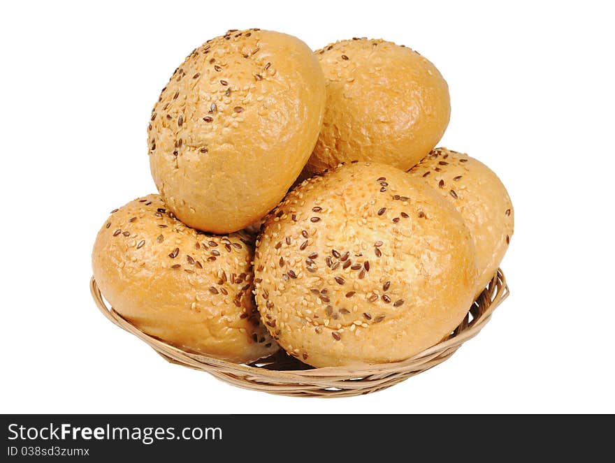 Bun, Topped With Sesame Seeds