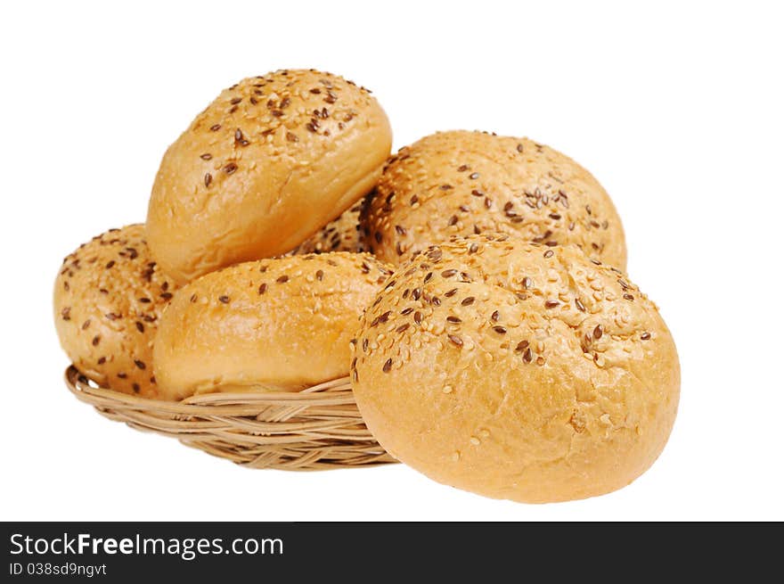 Bun, Topped With Sesame Seeds