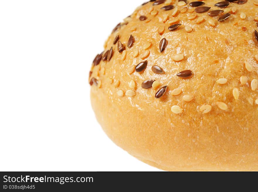 Bun, Topped With Sesame Seeds