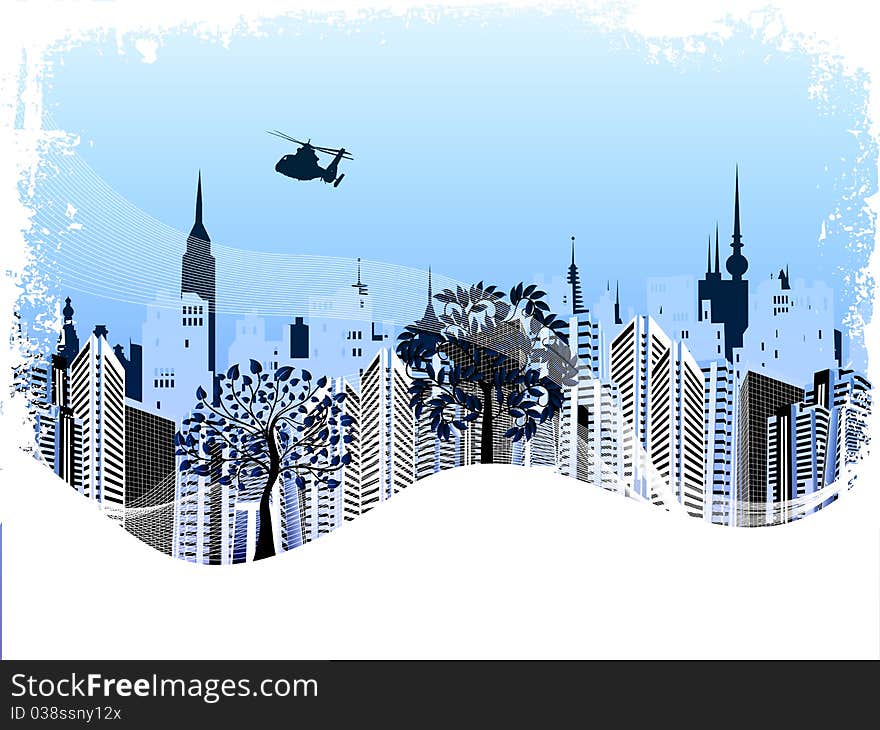 Cityscape background for your business