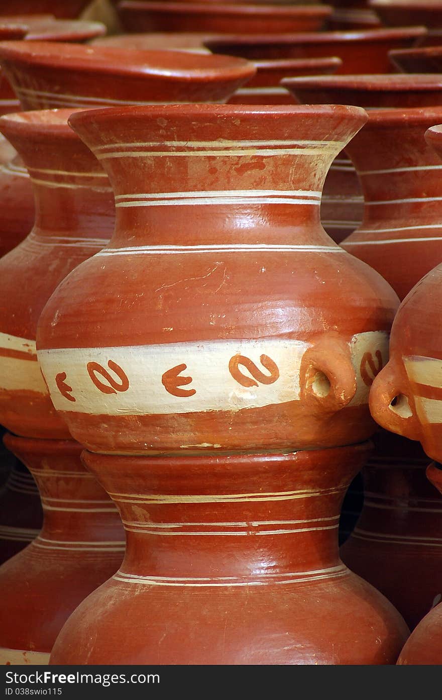 Traditional Clay Pottery For Sale In Mali