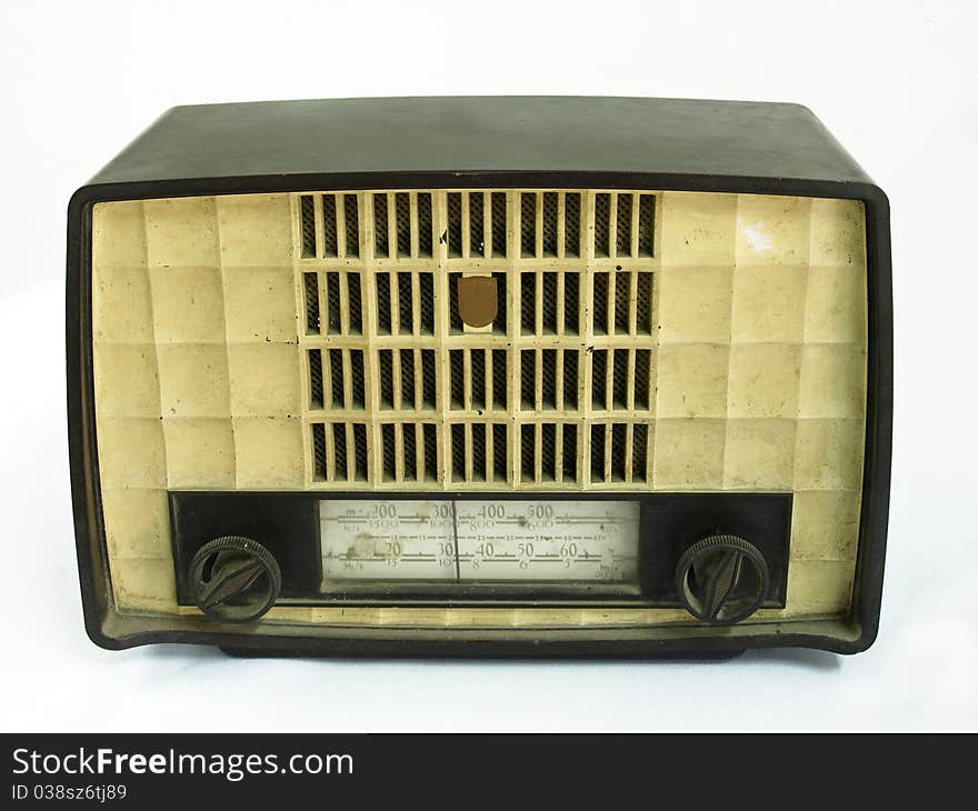 Vintage fashioned radio