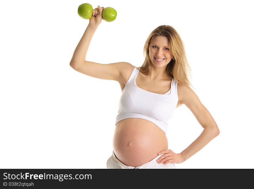 Pregnant Woman Involved In Fitness