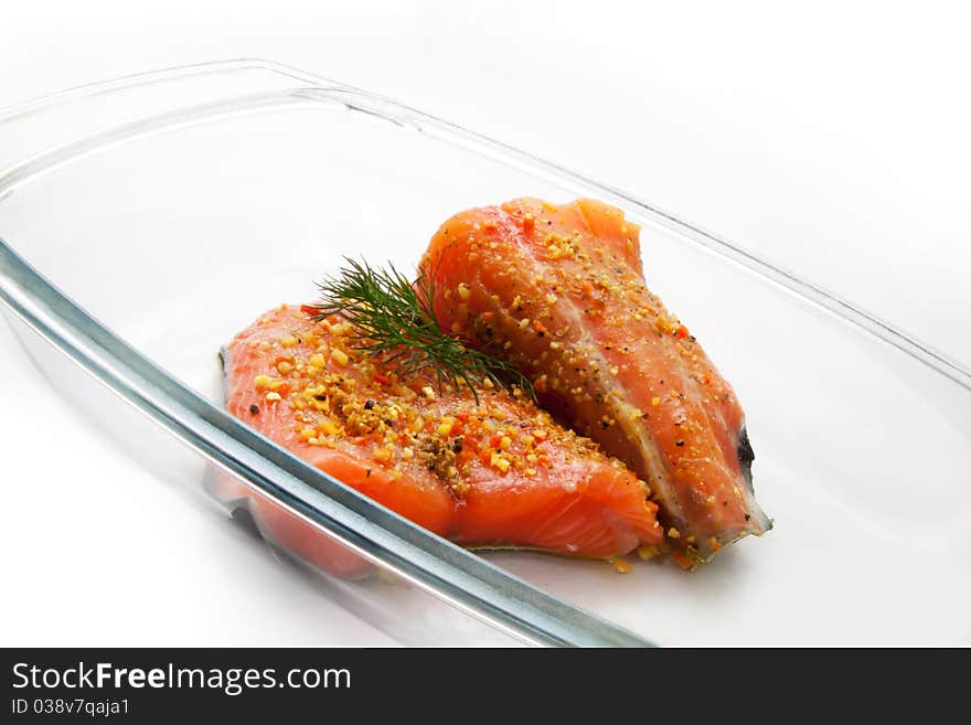 Isolated salmon