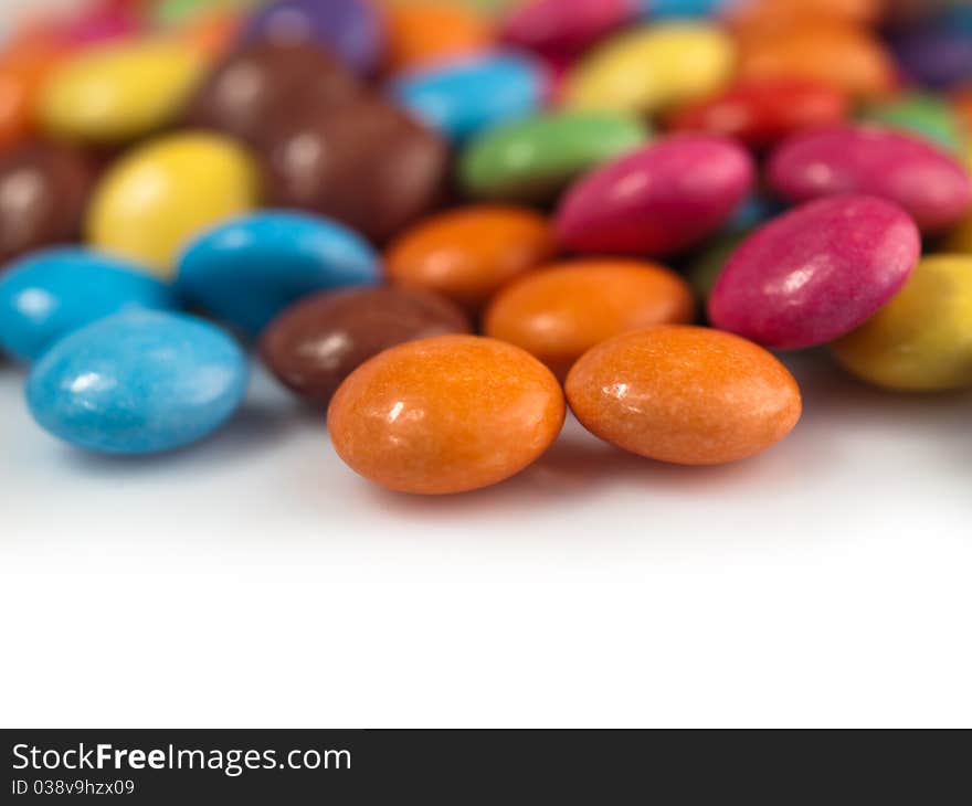 Coloured Chocolate Drops