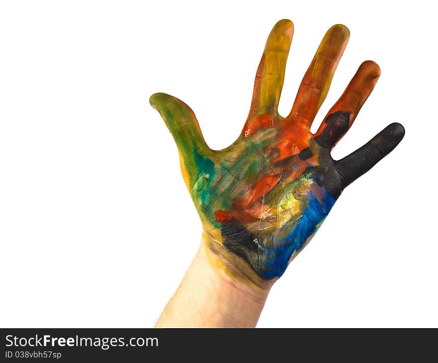 Coloured Hand