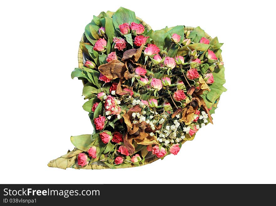 Stock Photo Heart of roses