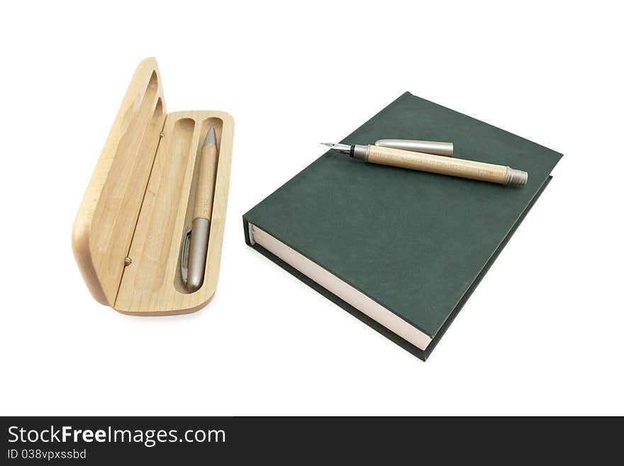 Pencil Box And Notepad