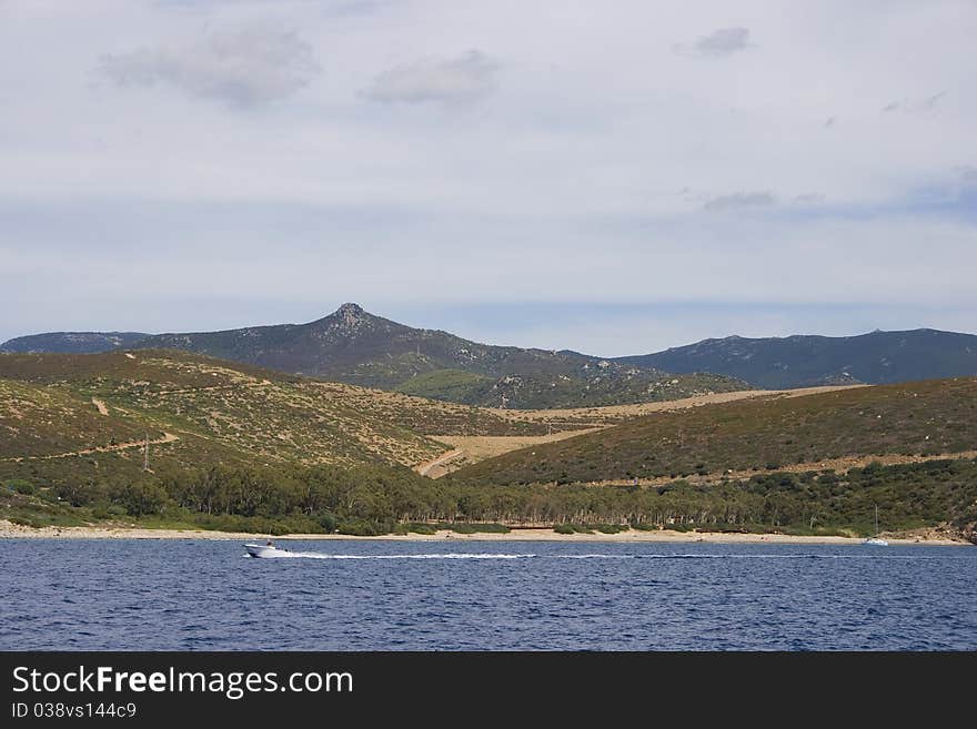 Vacation in Sardinia, Italy.