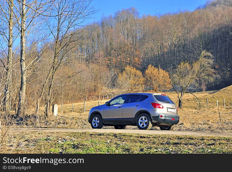 Terrain traffic on mountain roads