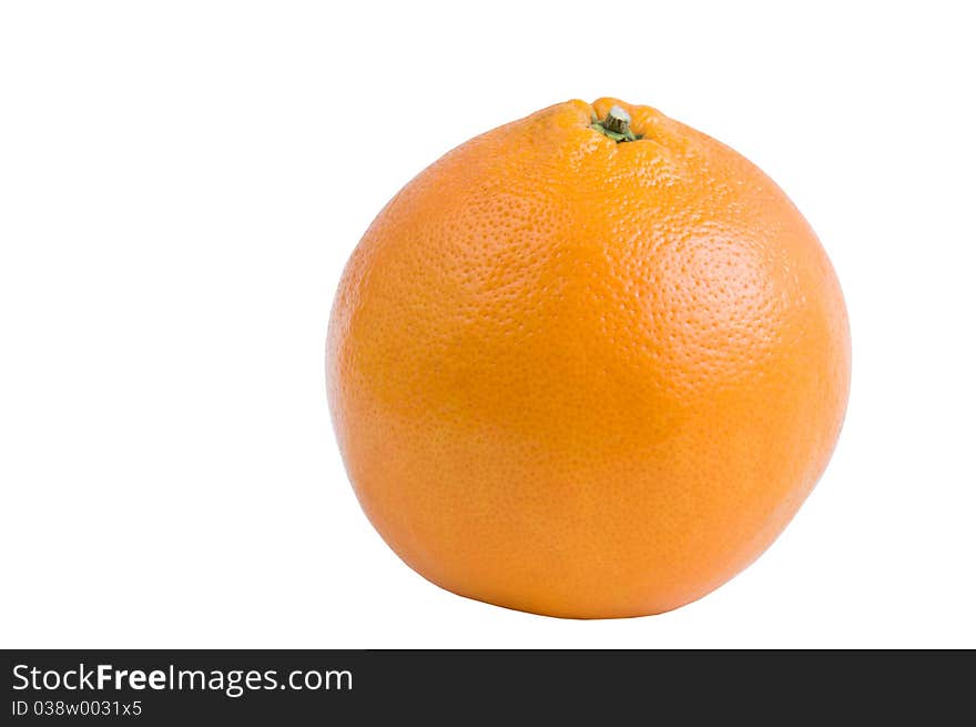 Oranges isolated on white background