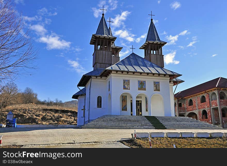 Ecumenical center in vulcana bai in dambovita near bucharest in romania