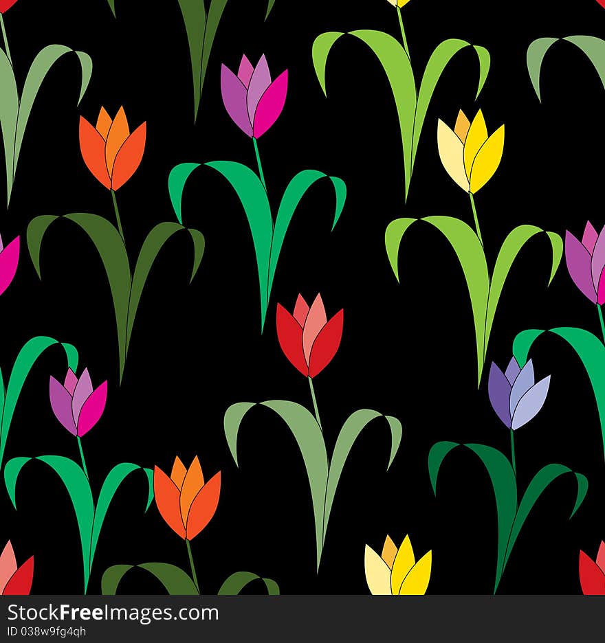 Beautiful seamless pattern with colors it is possible to fill any any contour. Beautiful seamless pattern with colors it is possible to fill any any contour