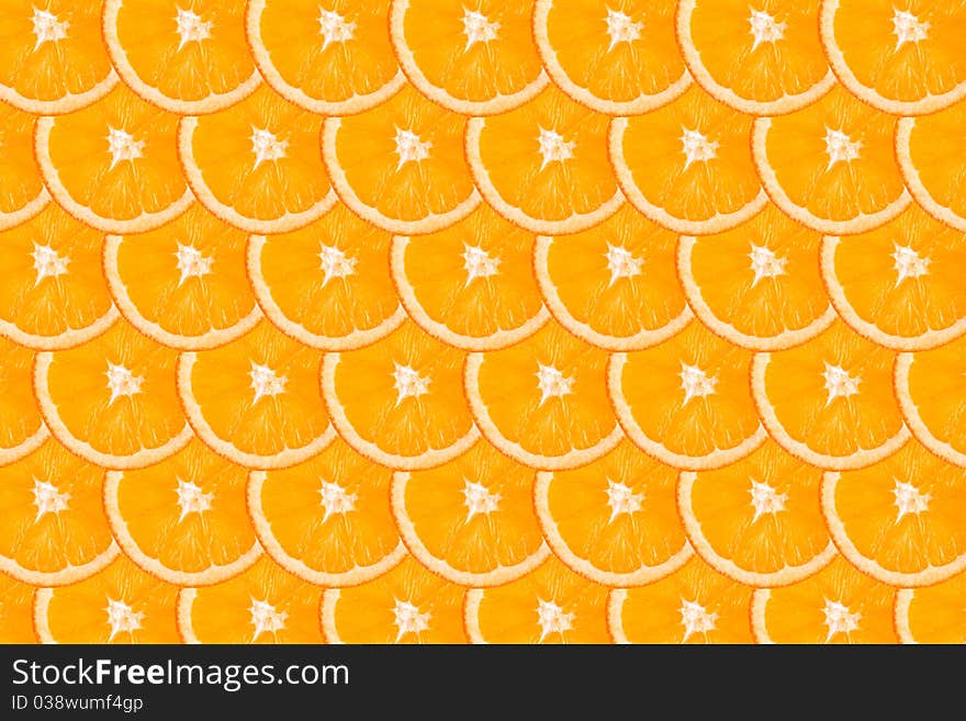 Orange Slice Background or Wallpaper