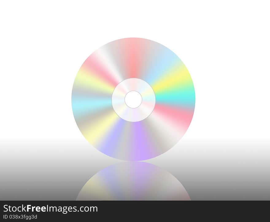 Single disc cd dvd isolated