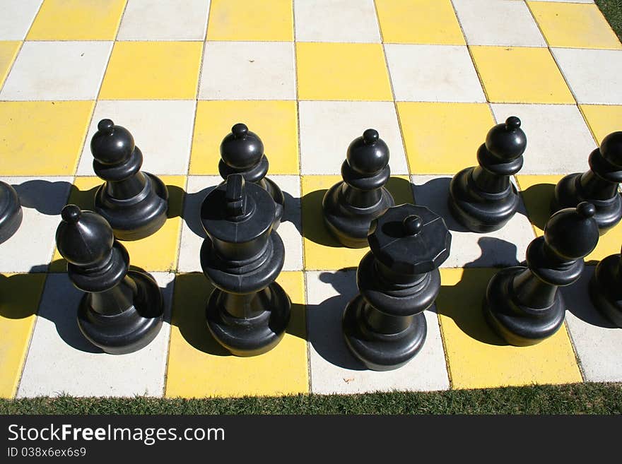 Black Chess Pieces