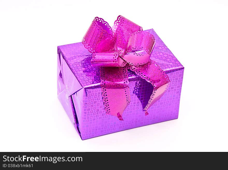 Gift box with bow