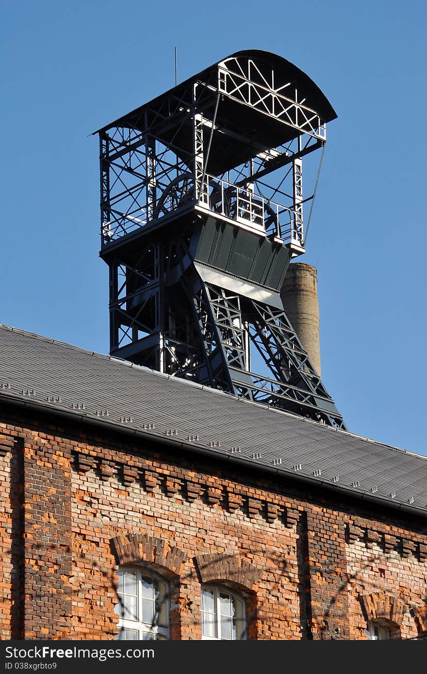 Ruins of vitkovice steel metalworks in Ostrava