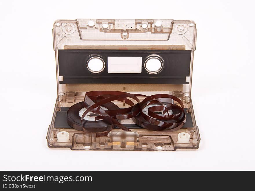 Broken Audio Cassette