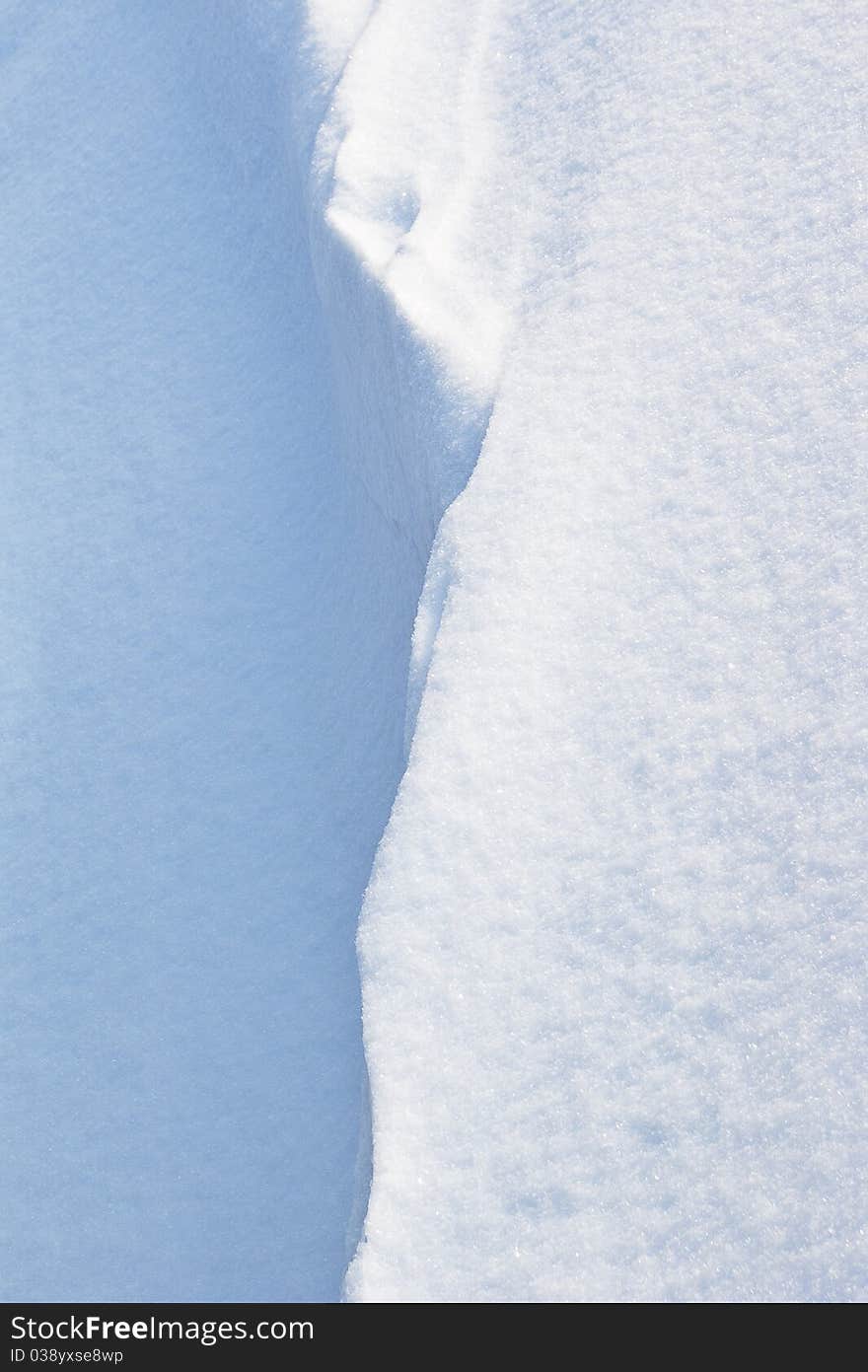 Relief of a snow cover after a blizzard. Relief of a snow cover after a blizzard