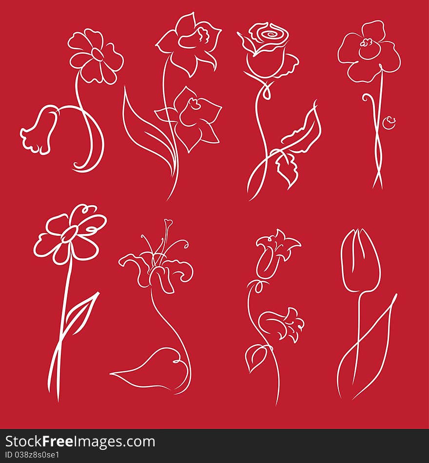 Flowers Design Set