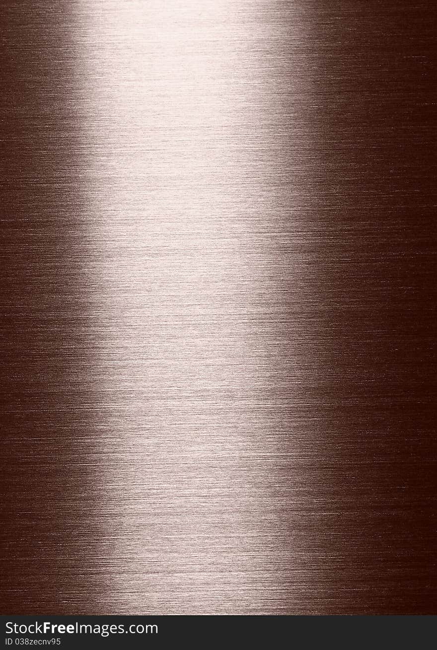 Brushed aluminium sheet with a light colouring and texture. Brushed aluminium sheet with a light colouring and texture