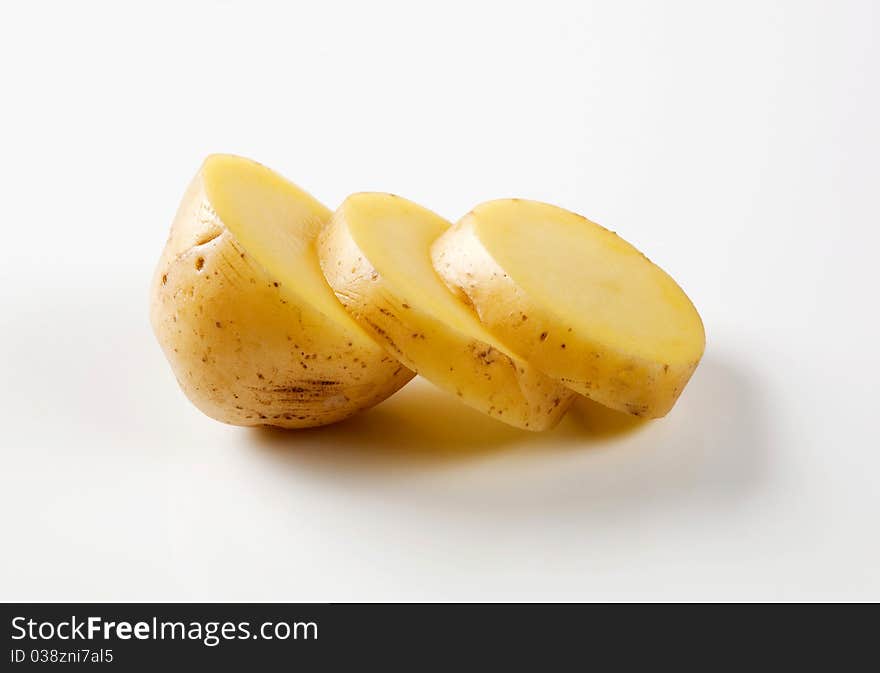 Sliced potato