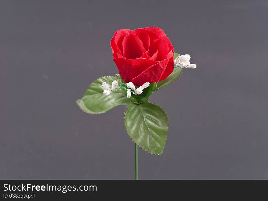 Fake Imitiation Red Rose