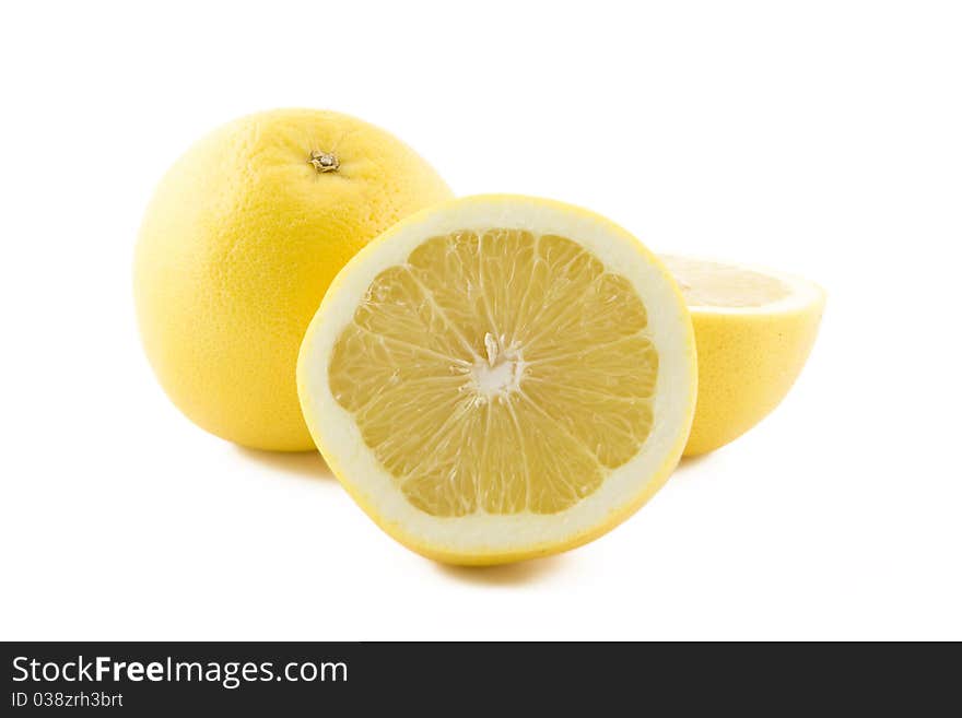 White grapefruits