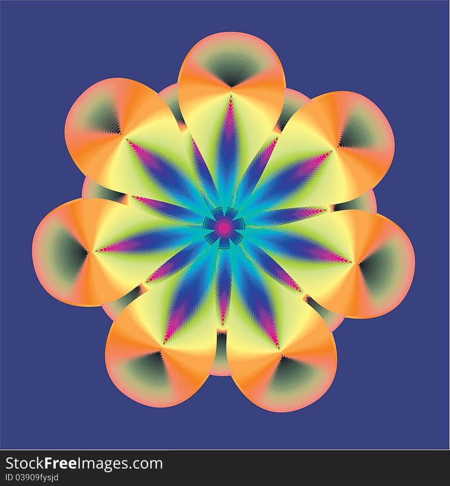 Rainbow Flower