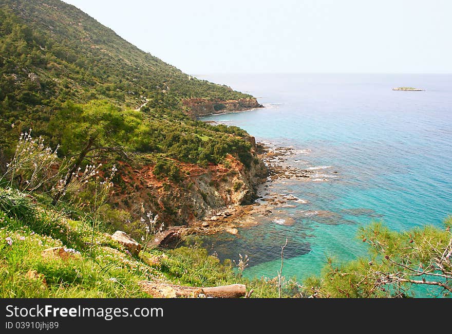 Akamas Peninsula in Cyprus, nature reserve.