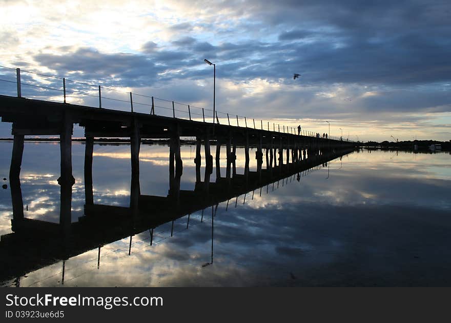 The old jetty at Port Broughton, Yorke Peninsular, South Australia