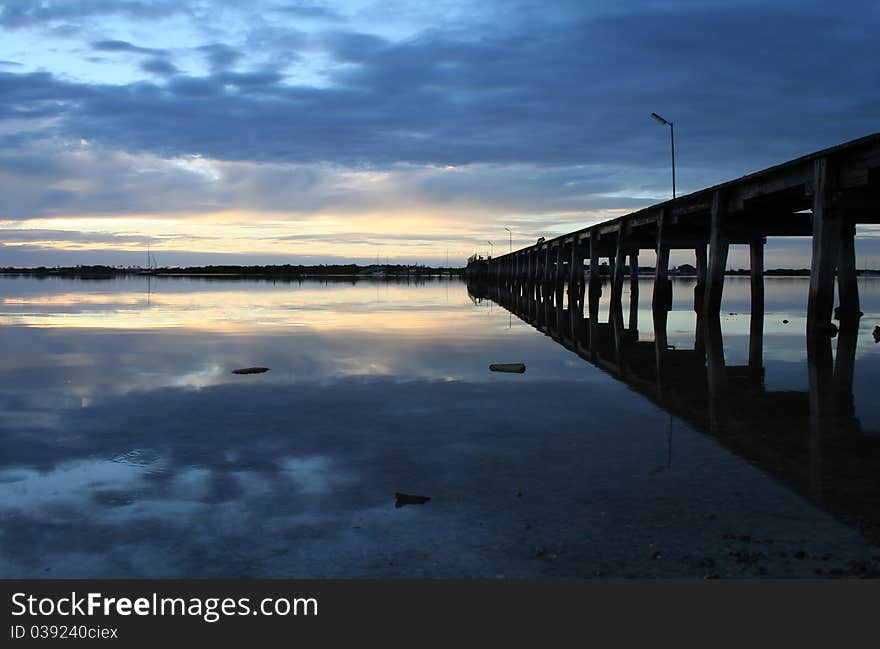 The old jetty at Port Broughton, Yorke Peninsular, South Australia